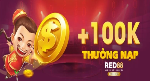 Khuyến mãi thưởng nạp tiền Red88